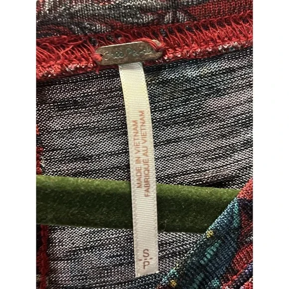 Free People Flowy Floral Long Sleeve Blouse Women's Size S Boho Whimsical - Picture 4 of 6